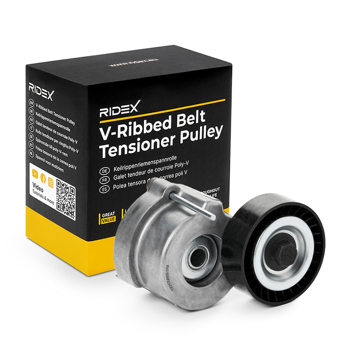 RIDEX Tensioner pulley Article number: 310T0059 cheaply