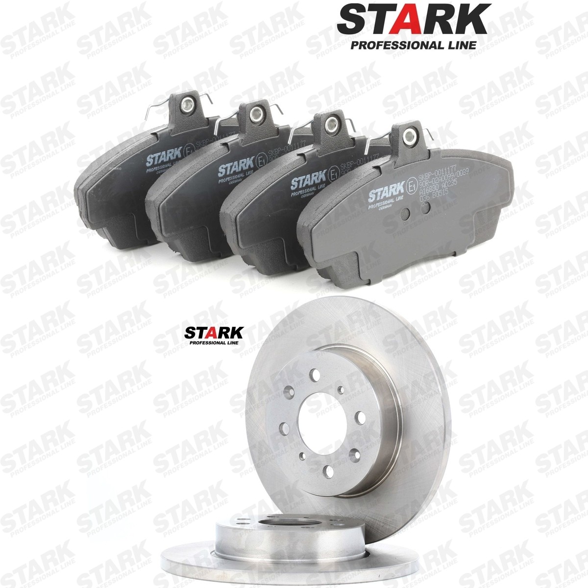 STARK Brake discs and pads set Article number: SKBK-1090257 cheaply