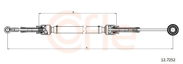 COFLE 12.7252 Tross, käigukast PUNTO 1.3 JTD 16V 70 HP Diisel 2012