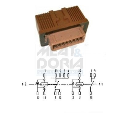 MEAT & DORIA Fuel pump relay Article number: 73240101 cheaply