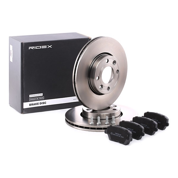 RIDEX Brake discs and pads set Article number: 3405B0054 cheaply
