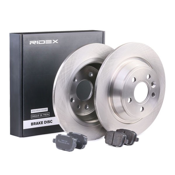 RIDEX Brake discs and pads set Article number: 3405B0043 cheaply