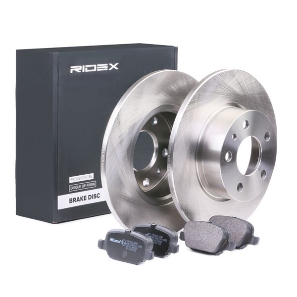 RIDEX Bremseskiver og klodser Varenummer: 3405B0089 billige