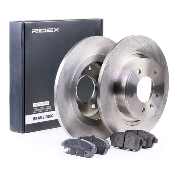 RIDEX Brake discs and pads set Article number: 3405B0215 cheaply