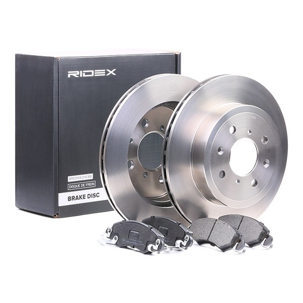 RIDEX Brake discs and pads set Article number: 3405B0145 cheaply
