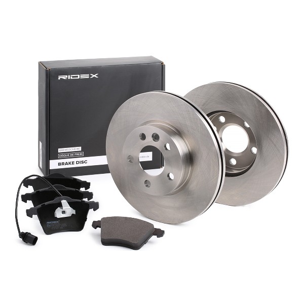 RIDEX Brake discs and pads set Article number: 3405B0083 cheaply