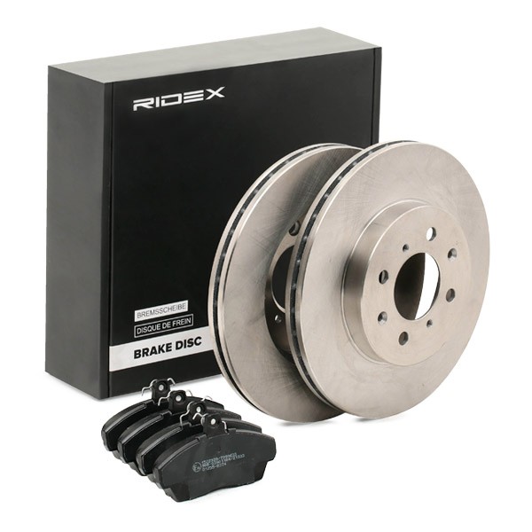 RIDEX Brake discs and pads set Article number: 3405B0147 cheaply