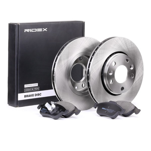 RIDEX Brake discs and pads set Article number: 3405B0228 cheaply