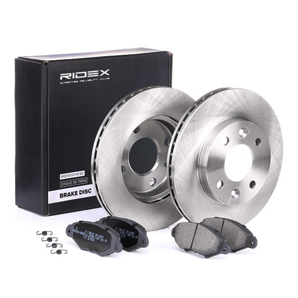 RIDEX Brake discs and pads set Article number: 3405B0251 cheaply