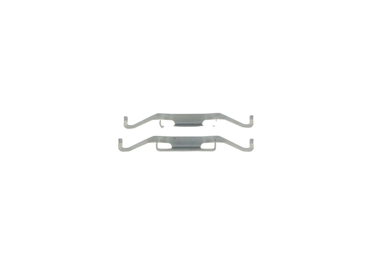 BOSCH 1 987 474 433 Lisakomplekt, ketaspiduriklotsid DOBLO 1.3 D Multijet (263ZXT1A, 263WXT1A, 263ZYA1A, 263WYA1A) 80 HP Diisel