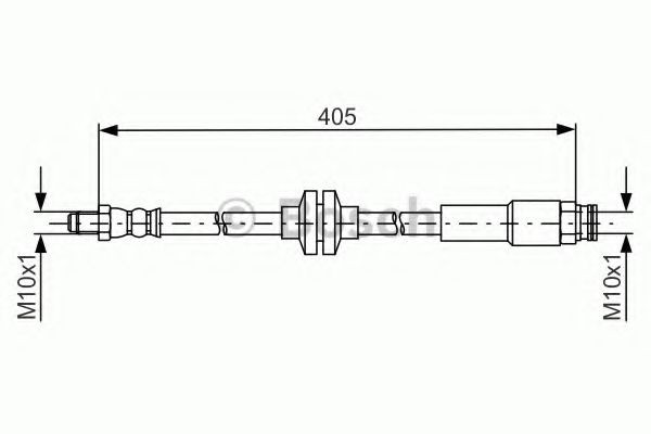 BOSCH Brake hose Article number: 1 987 481 671 cheaply