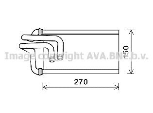 PRASCO Heater matrix Article number: JE6070 cheaply