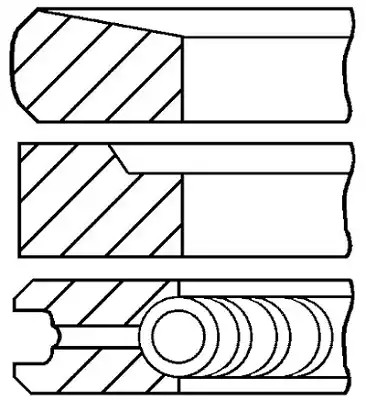 GOETZE ENGINE Piston Ring Kit Article number: 08-431707-00 cheaply