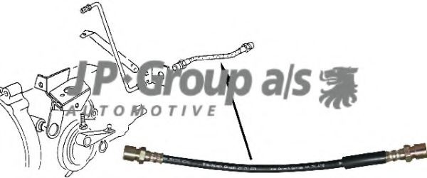JP GROUP Clutch Hose Article number: 1131000100 cheaply