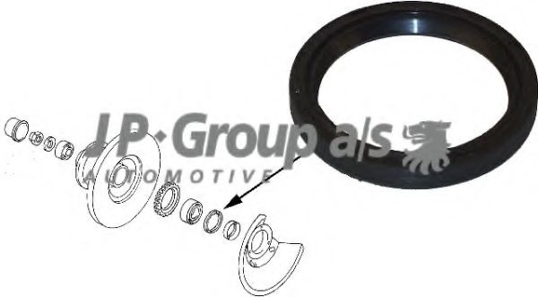 JP GROUP Shaft Seal, wheel bearing Article number: 1142000400 cheaply