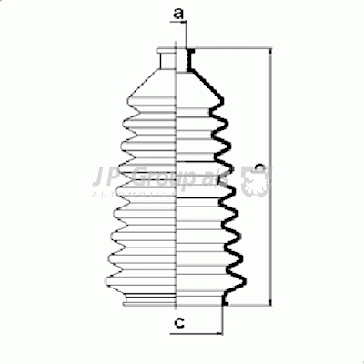 JP GROUP Bellow Set, steering Article number: 4744700319 cheaply