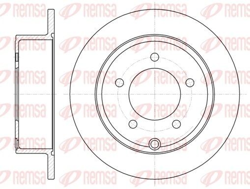 REMSA Brake disc Article number: 61025.00 cheaply