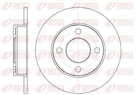 REMSA Brake disc Article number: 6120.00 cheaply