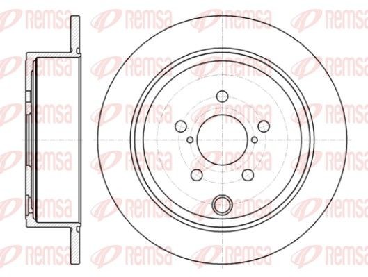 REMSA Brake disc Article number: 61415.00 cheaply