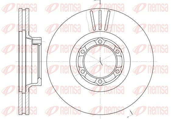 REMSA Brake disc Article number: 6157.10 cheaply