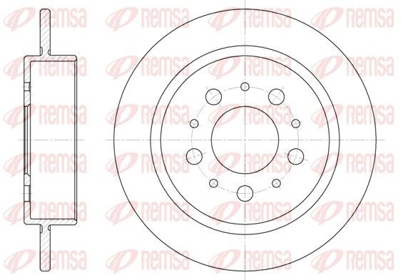 REMSA Brake disc Article number: 6238.00 cheaply