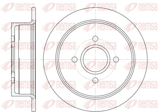 REMSA Brake disc Article number: 6250.00 cheaply