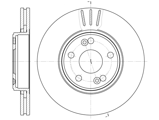 REMSA Brake disc Article number: 6622.10 cheaply