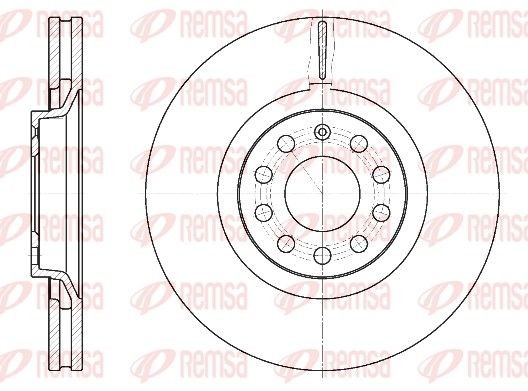 REMSA Brake disc Article number: 6730.10 cheaply