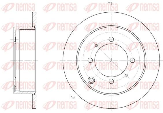 REMSA Brake disc Article number: 6838.00 cheaply