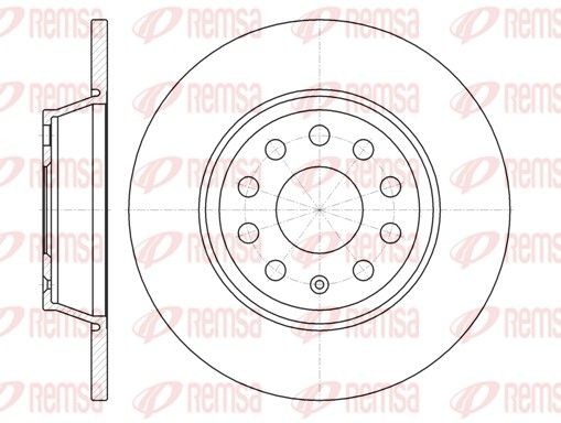 REMSA Brake disc Article number: 6973.00 cheaply