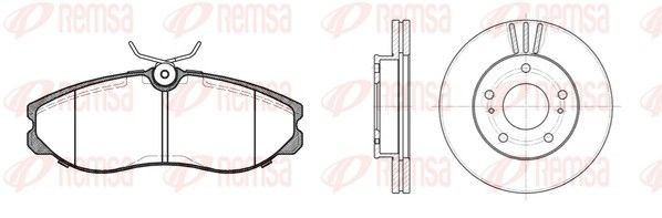 REMSA Brake discs and pads set Article number: 8462.00 cheaply