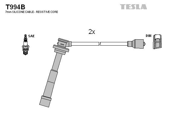 TESLA Ignition Cable Kit Article number: T994B cheaply