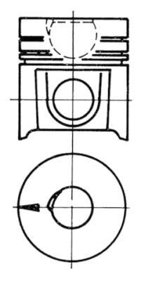KOLBENSCHMIDT Piston Article number: 92656600 cheaply