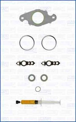 AJUSA JTC11723 Mounting Kit, charger C5 2.2 HDi (RE4HPE, RE4HP2, RE4HRE, RE4HR2) 163 PS Diesel 2008