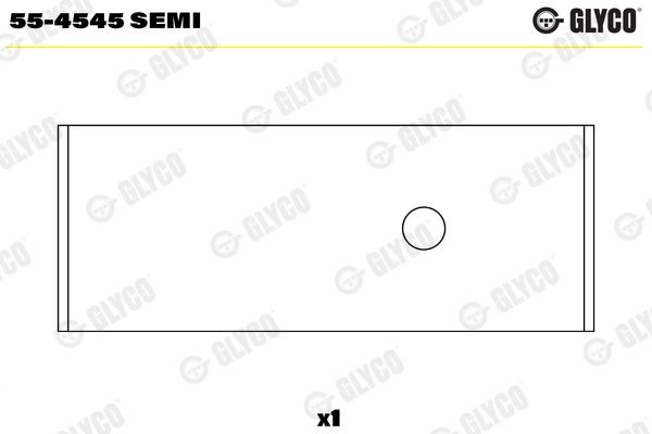 GLYCO Small End Bushes, connecting rod Article number: 55-4545 SEMI cheaply