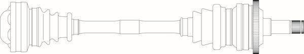 GENERAL RICAMBI Drive shaft Article number: OP3085 cheaply