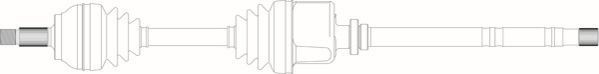 GENERAL RICAMBI Drive shaft Article number: CI3013 cheaply
