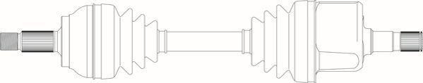 GENERAL RICAMBI Drive shaft Article number: CI3010 cheaply