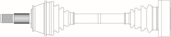 GENERAL RICAMBI Drive shaft Article number: FI3096 cheaply