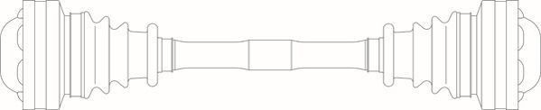 GENERAL RICAMBI Drive shaft Article number: OP3009 cheaply