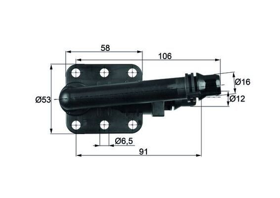 MAHLE ORIGINAL Termostat, oliekøling Varenummer: TO 5 82 billige