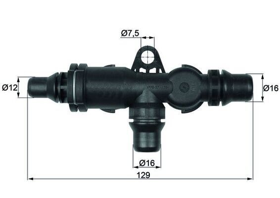 MAHLE ORIGINAL Termostat, oliekøling Varenummer: TO 4 82 billige