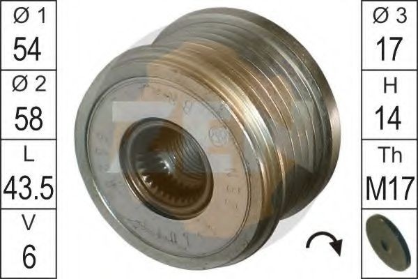 ERA Alternator Freewheel Clutch Article number: 219103 cheaply