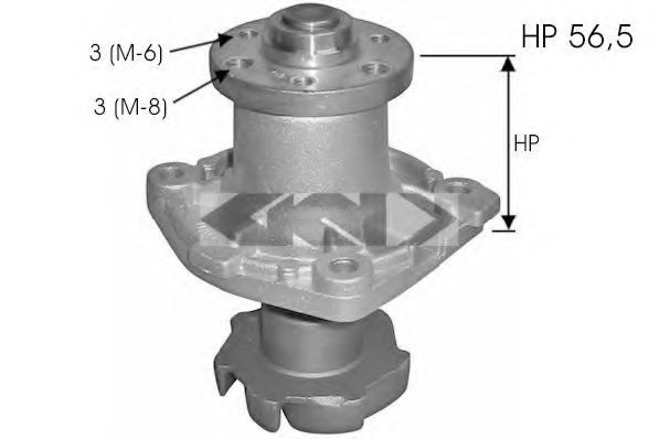 SPIDAN Water pump Article number: 60135 cheaply