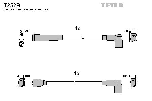 TESLA Ignition Cable Kit Article number: T252B cheaply