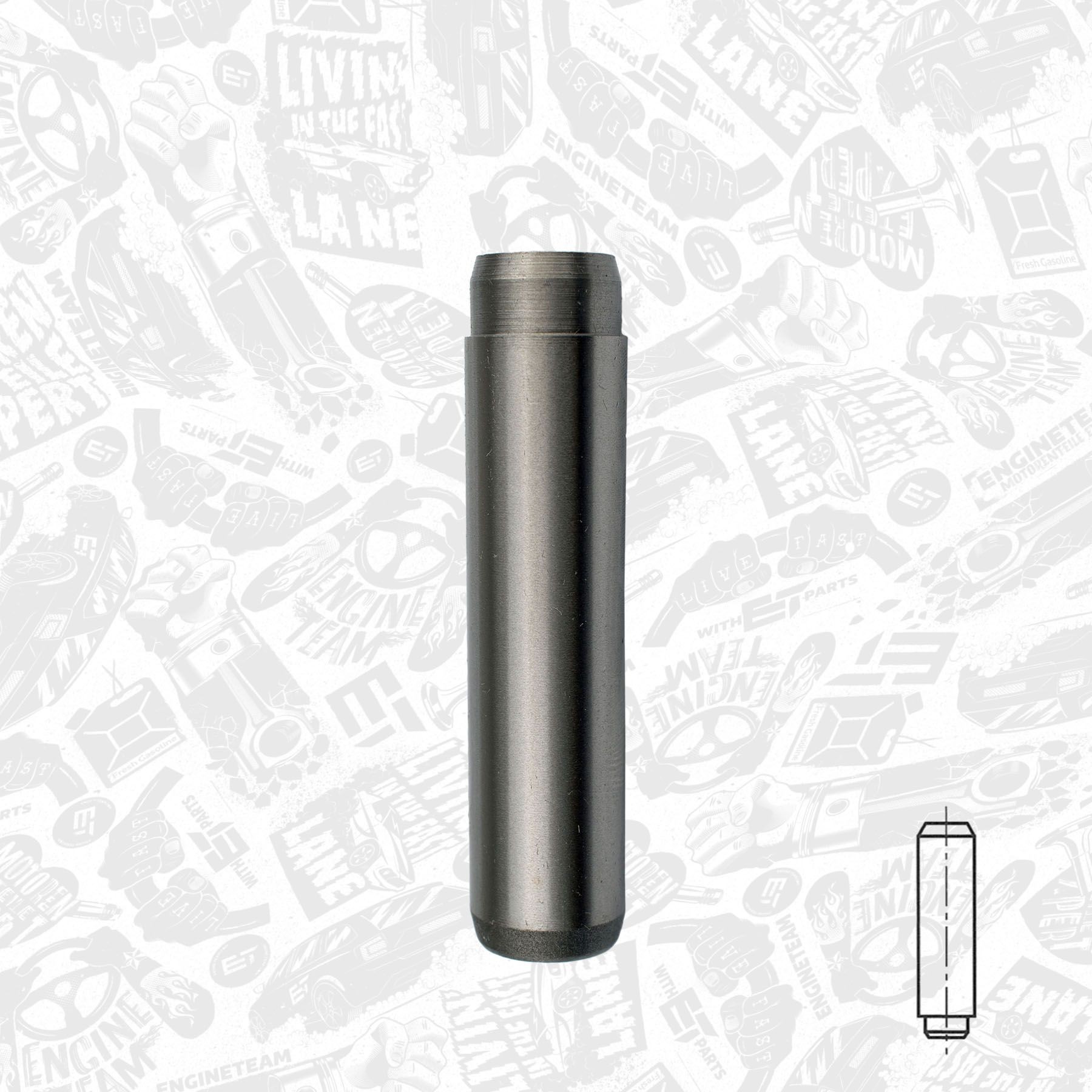 ET ENGINETEAM VG0031 Valve Guides DUCATO 2.8 JTD 4x4 128 PS Diesel