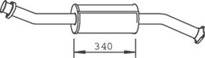DINEX Front Silencer Article number: 33303 cheaply