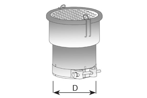 DINEX Exhaust tip Article number: 40804 cheaply