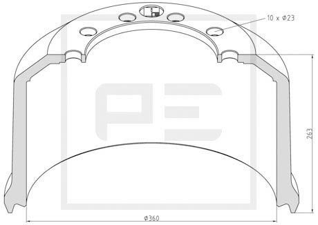 PETERS ENNEPETAL Distanceskive Varenummer: 045.812-00A billige