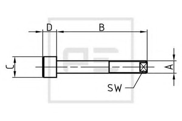 PETERS ENNEPETAL Kjernebolt artikkelnummer: 015.565-00A billig